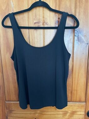 Cabi Charm Tank Top Black Scoop Neck Large New sample